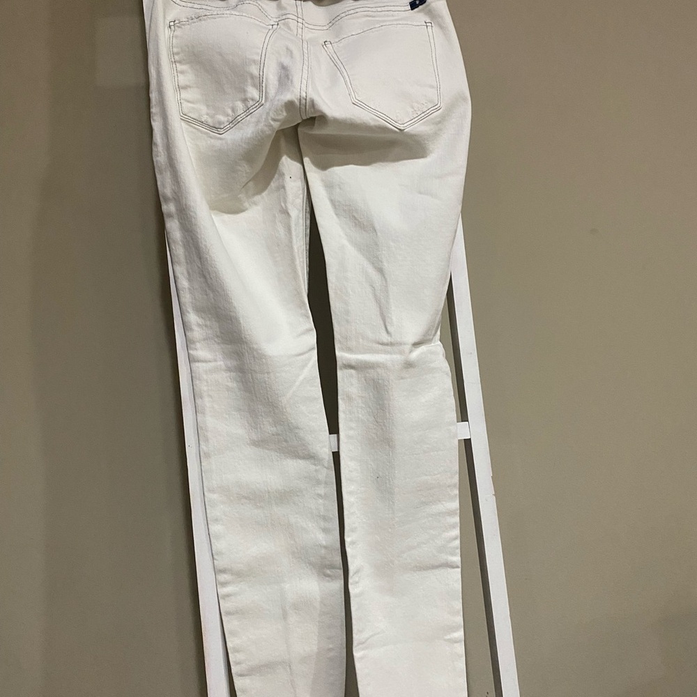 Lucky Brand Women's Cream Sasha Straight Leg Jeans-00/24 - Picture 3 of 10